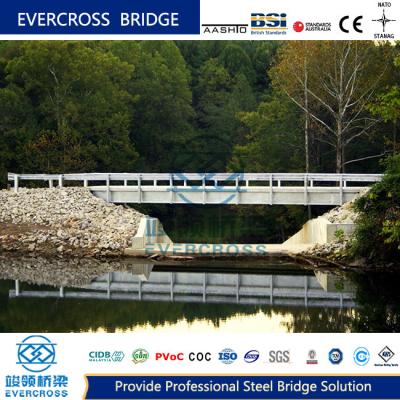 China Puente de vigas de acero OEM Puente de suspensión de acero Estructura simple en venta