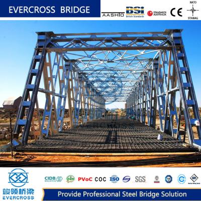 China COC Certificate Prefabricated Truss Bridge Composite Deck Truss Bridge Galvanized for sale