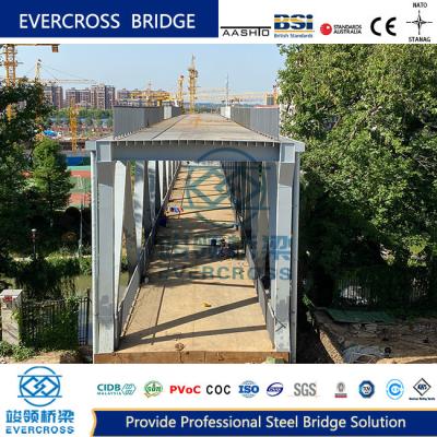 China Compositief dek stalen truss brug stalen snelweg brug grote span Te koop