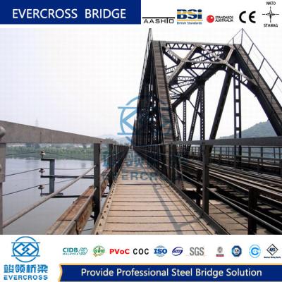 China Puente portátil de acero con truss con cubierta compuesta EN10113 S460N en venta