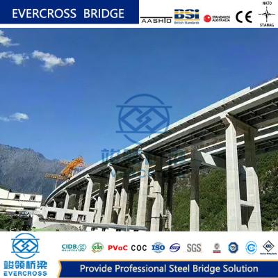 China Customizable Steel Box Girder Bridge Aisc Steel Bridge With High Stiffness for sale