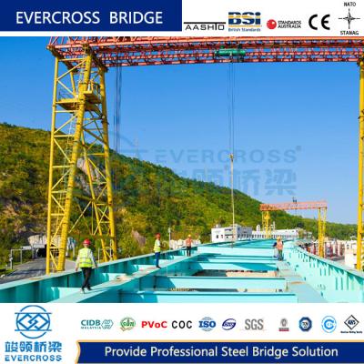 China High Strength Novelty Steel Box Girder Bridge For Mountainous Region Roadways for sale