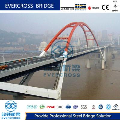 China Customization Highway Steel Tied Arch Bridge With Variable Height for sale