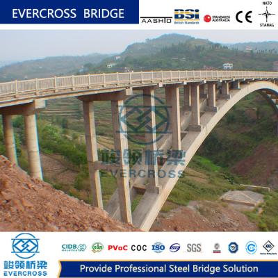 China Single Span Steel Arch Bridge OEM Steel Concrete Composite Bridge for sale