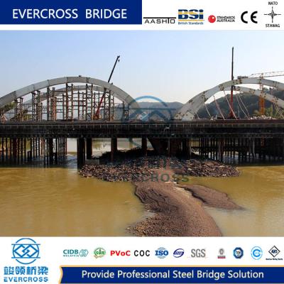 China High Performance Large Span Steel Tied Arch Bridge With Paint Surface for sale