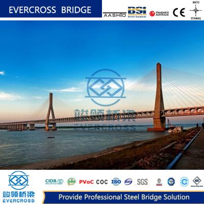 China Concrete Deck Composite Steel Bridge Customizable Small Spans for sale