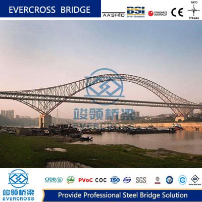 China Rigid Frame Modern Arch Bridge High Stiffiness Composite Steel Bridge for sale