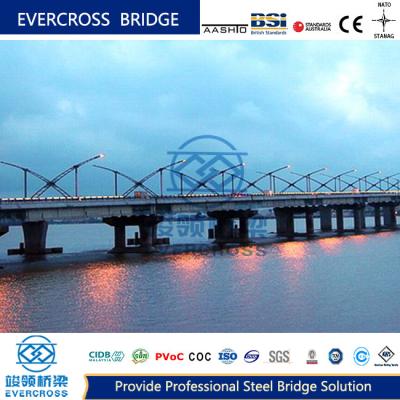 China Gemakkelijk te monteren Composite Beam Bridge Prefab Steel Bridge Hoge duurzaamheid Te koop