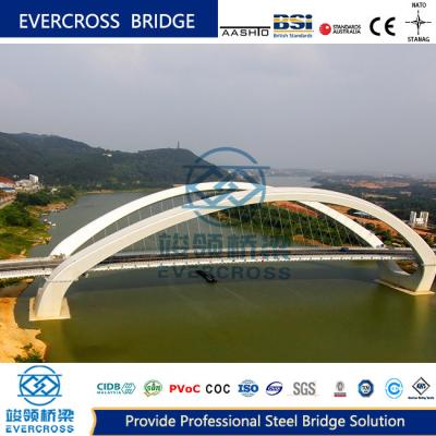 China Simple Structure Prefabricated  Arched Pedestrian Bridge Upper Bearing Type for sale