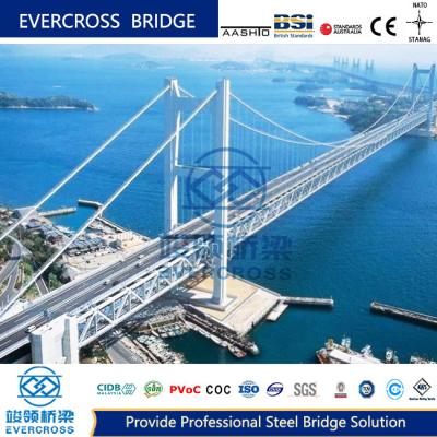 China Highway Steel Cable Suspension Bridges Long Life  Four Span Five Span for sale