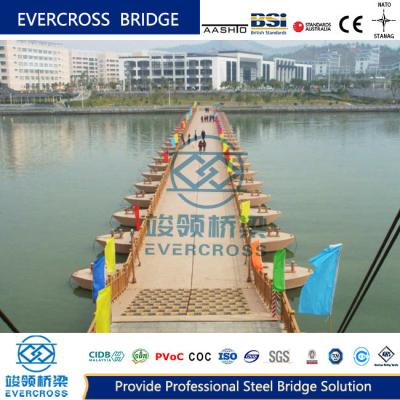 China Puente flotante de acero de carga pesada Económico en venta