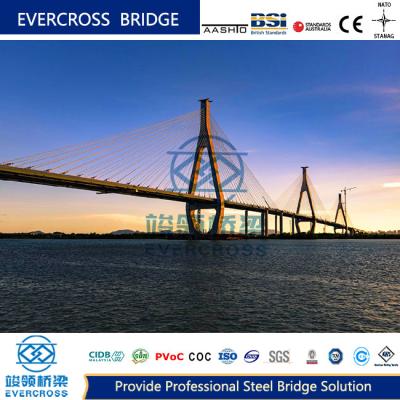 China Composite Cable Stayed Bridges High Strength Metal Truss Bridge for sale