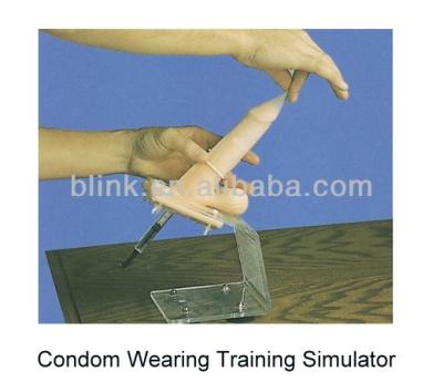 China Silicone Silicone Condom Training Wearing Simulator, Male Condom Practice Model for sale