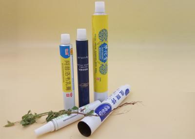 China 13.5 - 40 Mm Diameter Metal Tube Packaging , Colorful Printing Cosmetic Tube for sale