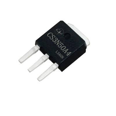 China 3A 500V 2.85Ω TO-251 Hochleistungs-MOSFET Industrie-Multiscene N-Kanal-MOS zu verkaufen