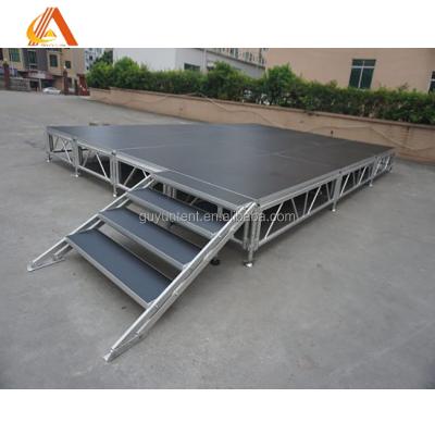 China Wedding Party Making Outdoor Platform Cheap Aluminum Portable Performance Stage For Sale for sale