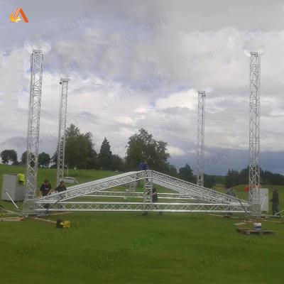 China Cheap outdoor wedding party bolt metal truss with aluminum truss screw ignition tower truss for sale