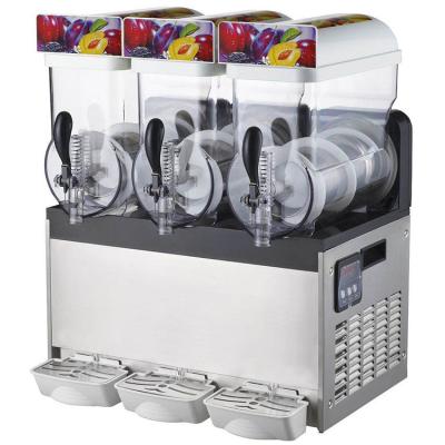 China Cheap Commercial Soggy Machine Snacks Price Beverage Maker 3 Tanks Frozen Ice Cream Machine for sale