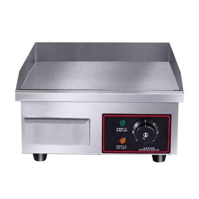 China Commercial or Home Grocery Electric Teppanyaki Dosa Meat Griddle Electric BBQ Burger Griddle for sale