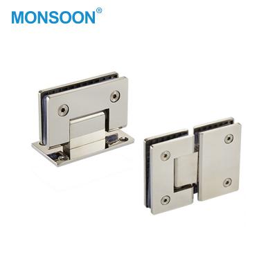 China Modern Bathroom Shower Door Hardware 135 Degree Shower Hinge Glass To Shower Glass Hinge for sale