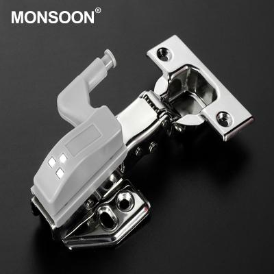 China Contemporary Stainless Steel Hinge Manufacturer Soft Close Concealed Hinge Lamp Furniture Cabinet Hinge Light for sale