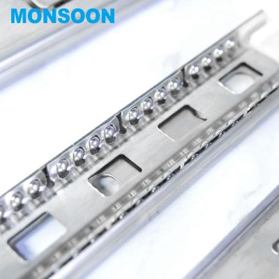 China Modern high quality furniture hardware soft close ball bearing drawer slide for sideboard drawer for sale