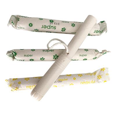 China Period Tampon Organic Tampons Unscented Organic Paper Applicator Tampons Organic Tampons With Cardboard Applicator for sale