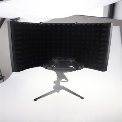 China High Quality Isolation Soundproof Soundproof Shield Foam Accessories Microphone Recording Filter Reflection Noise Screen for sale