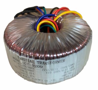 China 500VA Toroidal Output Transformer 117V 234V 2.27A for sale