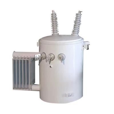 China 167 Kva Pole Mount Distribution Single Phase Transformer 34.5kv To 240v for sale