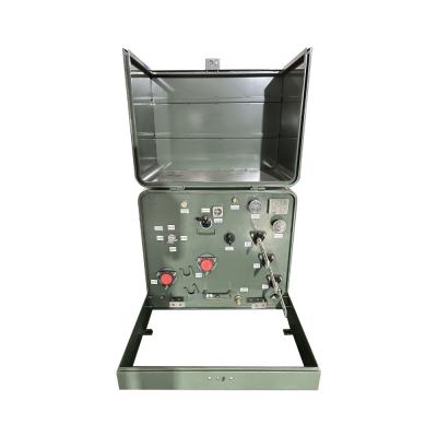 China 75kva Single Phase Pad Mounted Transformer Loop Feed 34500GrdY/19950 To 240/120V Dual Winding for sale