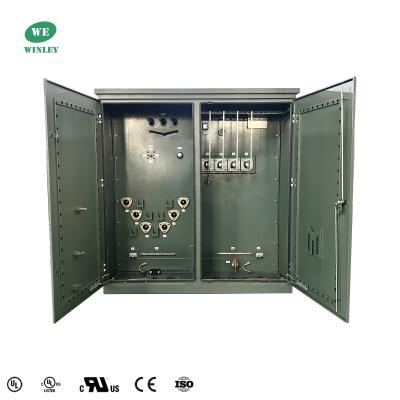 China 2500kva Driefasige pad gemonteerde transformator ANSI IEEE Standaard Elektriciteitsvermogen 12,47kv Tot 4160V Te koop