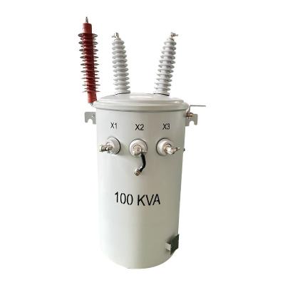 China 167 Kva Single Phase Pole Mounted Transformer Power 35KV ANSI / IEEE Standard C57.12.20 for sale