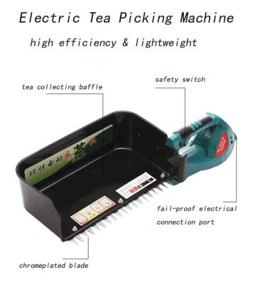 China Rechargeable Tea Tree Plucking Machine With Protable Electric Suit for sale