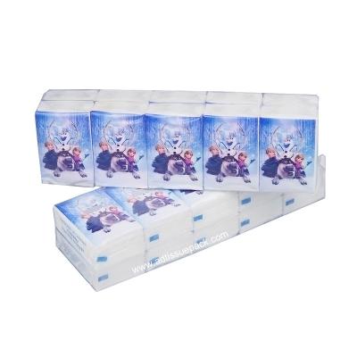 China Custom Logo High Quality Multifunctional Facial Pocket Tissues From China Eco-friendly Supplier for sale