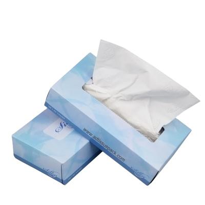 China Free Sample Package Box Super Soft Bulk Clear Facial Tissue Paper Box Facial Tissue Eco-friendly for sale