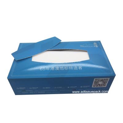 China Eco - Friendly Tissue Paper Facial Tissue / Tissue Box Facial Tissue Box for sale