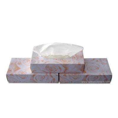 China Eco-friendly Custom Made White Virgin Wood Pulp Box Tissue Paper Facial Tissue Box Tissue for sale