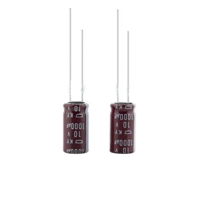 China 10V1000UF high quality original and new standard 8*16MM size of electrolytic capacitor 1000UF10V for sale