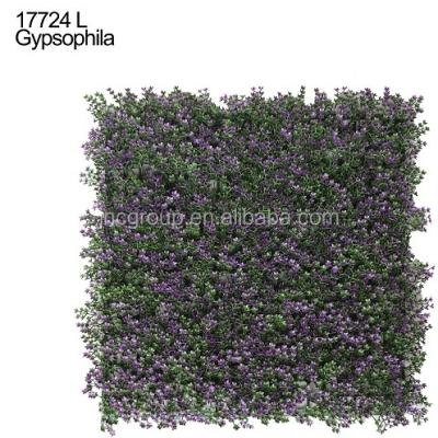 China Easily Assembled Plastic Plant Panels Artificial Gypsophila for sale