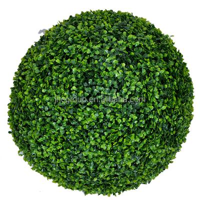 China Buxus Plastic UV Outdoor Plastic Hedge Resist Artificial Green Ball for sale