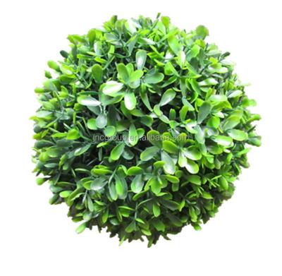 China Home and garden deocration new pittoso leaf shape artificial grass ball for sale