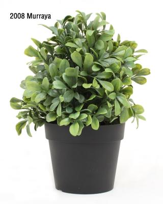 China Murraya Lovely Artificial Potted Plants Colorful Office Decoration for sale