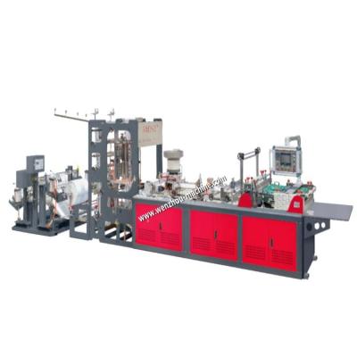 China Advanced PE Plastic Zipper Lock Slider Bag Making Machine for sale