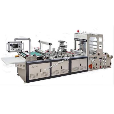 China Automatic Plastic PE Slider Zipper Bag Machine | Single Unwinder Feeding for sale