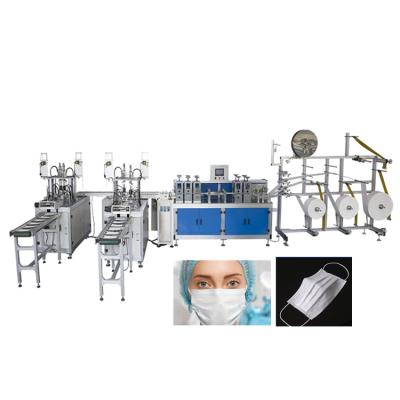 China Fully Automatic 2 Lines Medical Mask Disposable Face Mask Making Machine for sale