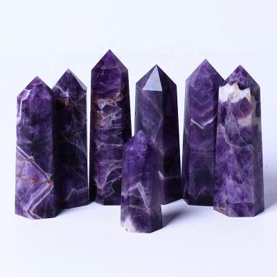 China Europe Natural Hot Sale Amethyst Wand Amethyst Trick Amethyst Stone For Healing for sale