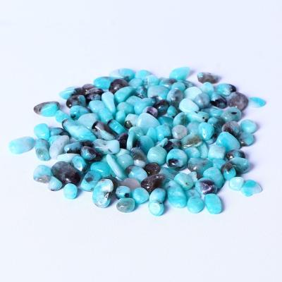 China Wholesale Natural Amazonite Crystal Chips Europe Gravel Stone Gravel For Decoration for sale