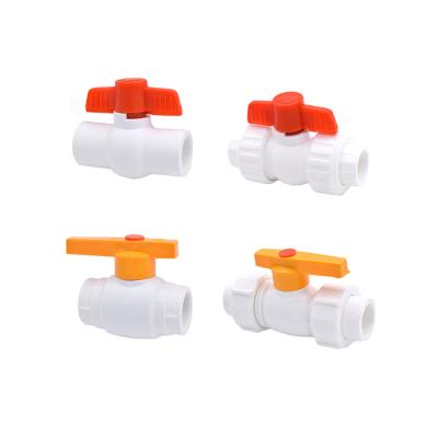 China Irrigation Ppr All Plastic Plastic Ball Valve Ppr Pipe Fitting Flange Clips Manufacturers for sale