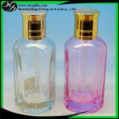 China Personal Care Custom Triangle Shape Pink Refill Perfume Atomizer Spray Bottle for sale